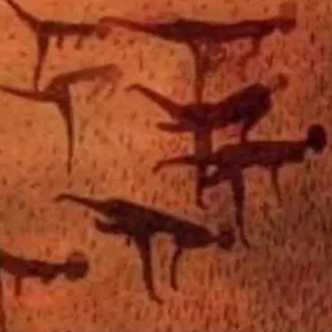 Yoga Wall Painting Tassili